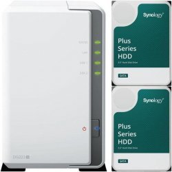 NAS устройство Synology DS223J/2XHAT3300-4T
