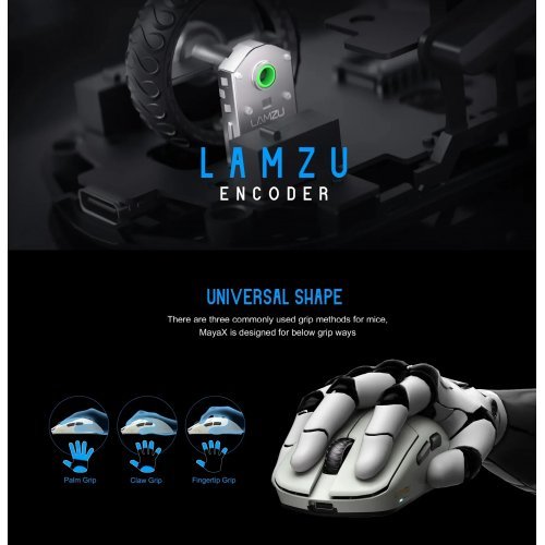 Мишка Lamzu LAMZU-MAYA-X-PNK (снимка 9)