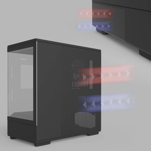 Компютърна кутия Zalman ZM-P10-BK (снимка 12)