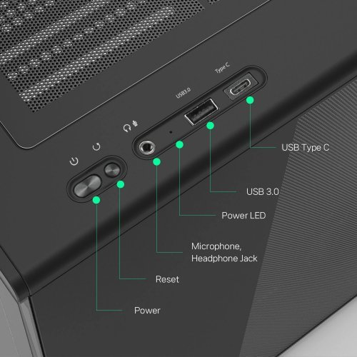 Компютърна кутия Zalman ZM-P10-BK (снимка 20)