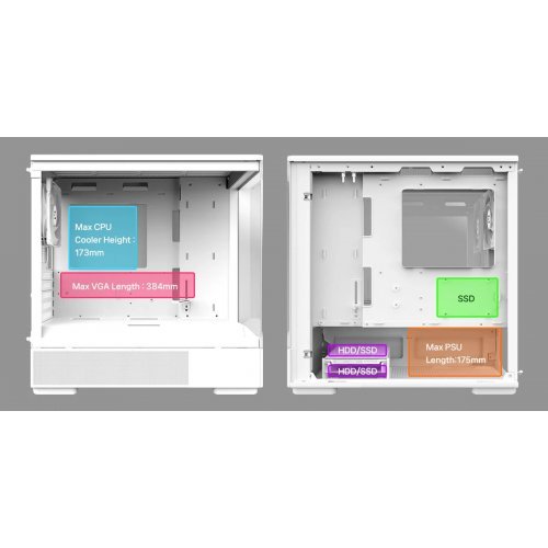 Компютърна кутия Zalman ZM-P10-WH (снимка 11)