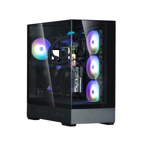 Компютърна кутия Zalman ZM-P40-PRISM-BK (снимка 4)