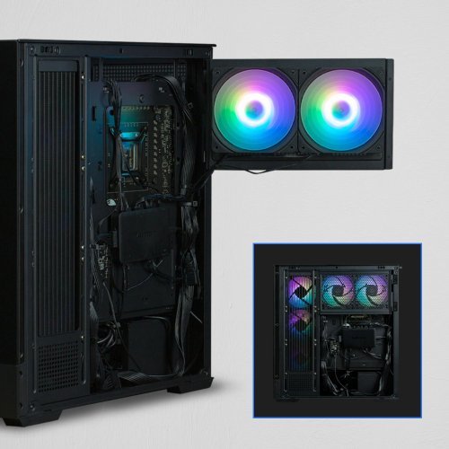 Компютърна кутия Zalman ZM-P40-PRISM-BK (снимка 18)