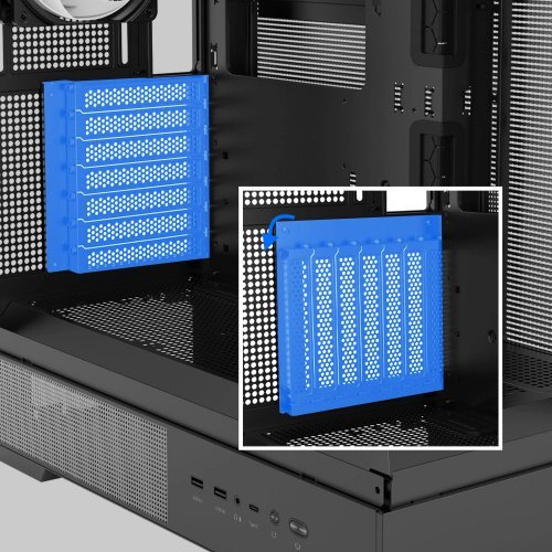 Компютърна кутия Zalman ZM-P40-PRISM-BK (снимка 36)