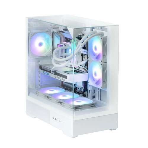 Компютърна кутия Zalman ZM-P40-PRISM-WH (снимка 5)