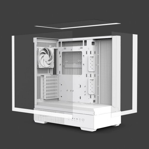 Компютърна кутия Zalman ZM-P40-PRISM-WH (снимка 13)