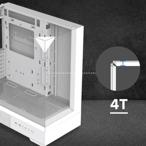 Компютърна кутия Zalman ZM-P40-PRISM-WH (снимка 16)