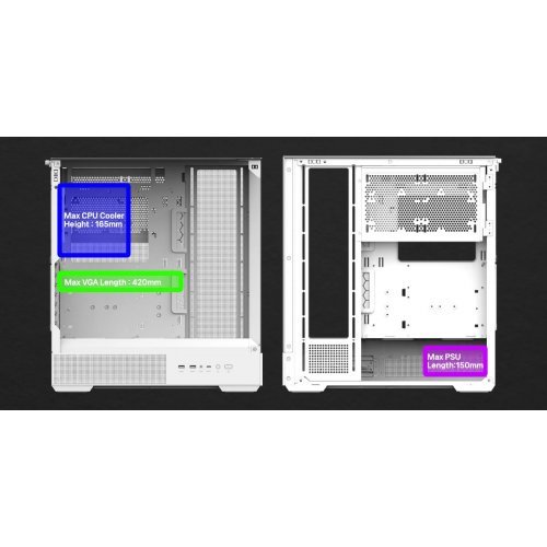 Компютърна кутия Zalman ZM-P40-PRISM-WH (снимка 22)