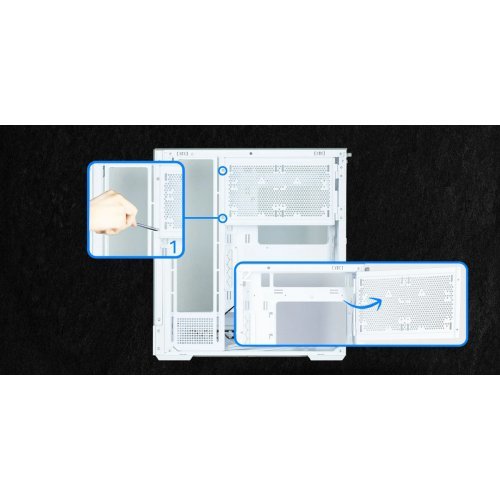 Компютърна кутия Zalman ZM-P40-PRISM-WH (снимка 26)