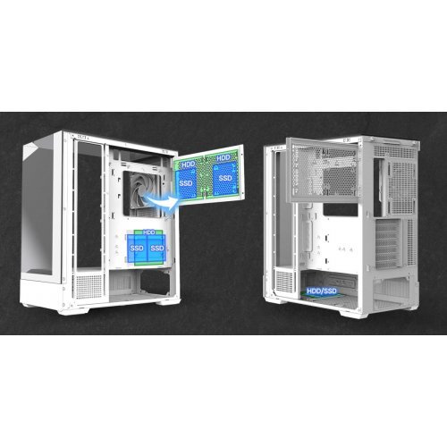 Компютърна кутия Zalman ZM-P40-PRISM-WH (снимка 30)