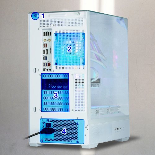 Компютърна кутия Zalman ZM-P40-PRISM-WH (снимка 35)