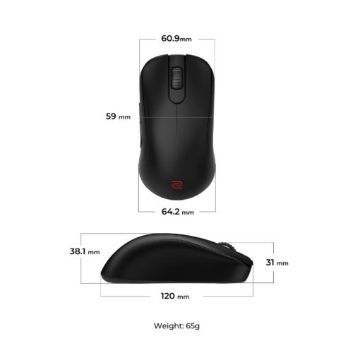Мишка BenQ 9H.N4NBE.A2E (снимка 7)