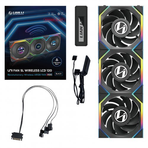 Охлаждане Lian-Li G99.12RSLLCD1W3B.00 (снимка 11)