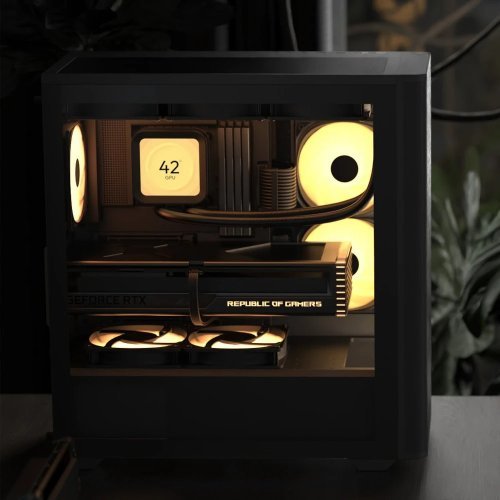 Компютърна кутия AeroCool D501A-G-BK-v2 (снимка 4)