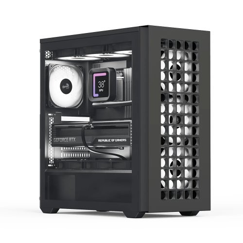 Компютърна кутия AeroCool D502A-G-BK-v1 (снимка 1)