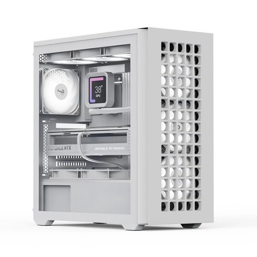 Компютърна кутия AeroCool D502A-G-WT-v1 (снимка 1)