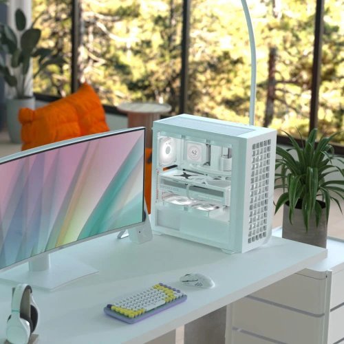 Компютърна кутия AeroCool D502A-G-WT-v1 (снимка 4)