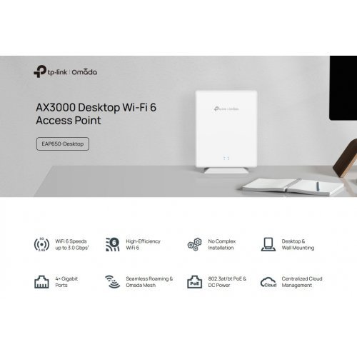 Access Point TP-Link EAP650-Desktop (снимка 5)
