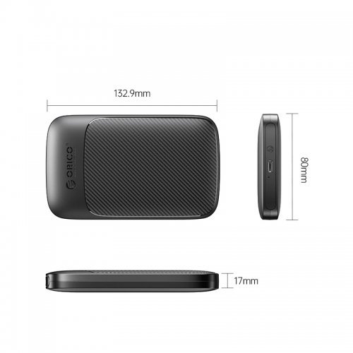 Кутия за диск Orico 2020C3-V1-BK-EP (снимка 3)