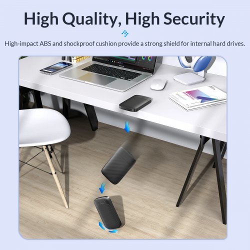 Кутия за диск Orico 2020C3-V1-BK-EP (снимка 16)