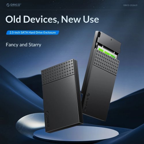 Кутия за диск Orico 2526U3-V1-BK-EP (снимка 4)