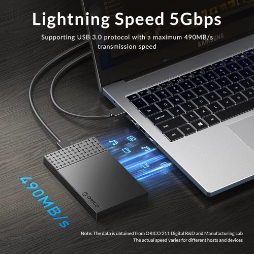 Кутия за диск Orico 2526U3-V1-BK-EP (снимка 8)