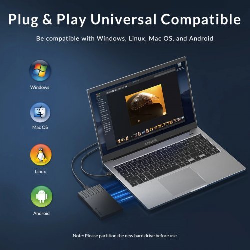 Кутия за диск Orico 2526U3-V1-BK-EP (снимка 14)