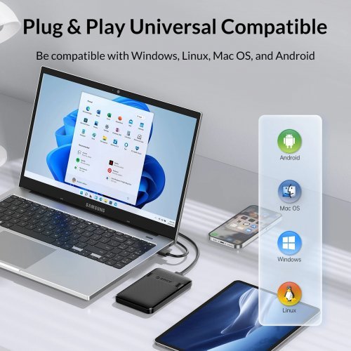 Кутия за диск Orico 2577C3-V1-BK-EP (снимка 13)