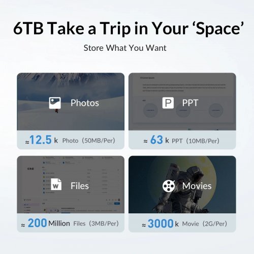 Кутия за диск Orico 25PW1C-C3-BK-EP (снимка 9)