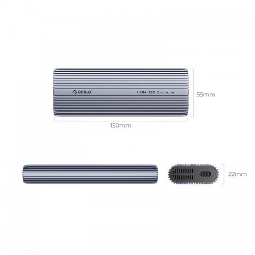 Кутия за диск Orico ACOM2-U4-GY-BP (снимка 3)