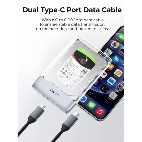 Кутия за диск Orico TX25C3-GY-BP (снимка 11)