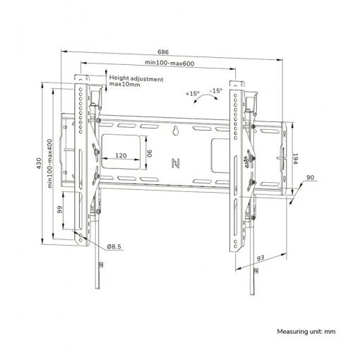 Стойки и стендове > NEOMOUNTS BY NEWSTAR WL35-750BL16 (снимка 17)