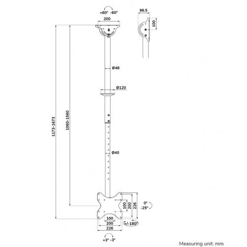 Стойки и стендове > NEOMOUNTS BY NEWSTAR CL35-340BL12 (снимка 18)