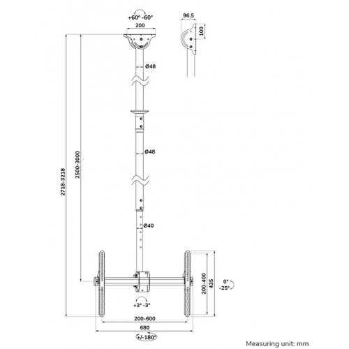 Стойки и стендове > NEOMOUNTS BY NEWSTAR CL35-440BL16XL (снимка 18)