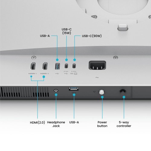 Монитор BenQ 9H.LMWLB.QBE (снимка 3)