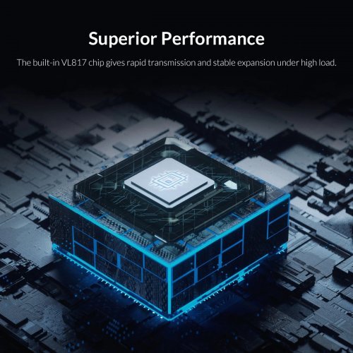 USB хъб Orico BT2U3-7AB-EU-GY-BP (снимка 9)