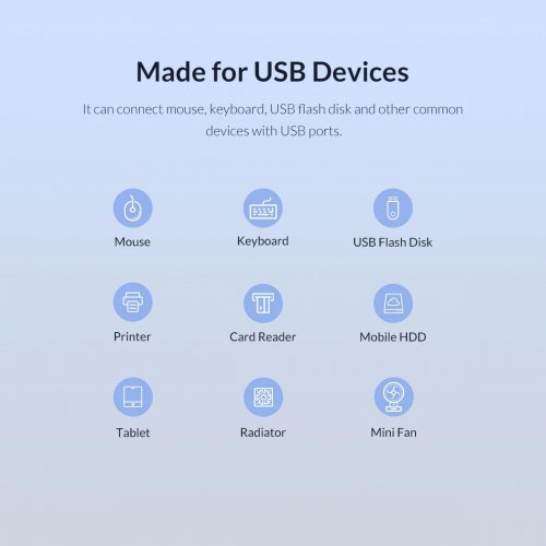 USB хъб Orico BT2U3-7AB-EU-GY-BP (снимка 15)