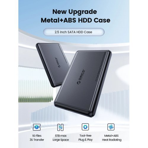 Кутия за диск Orico DDL25-C3-BK-BP (снимка 3)