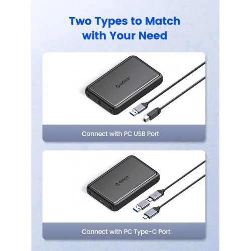 Кутия за диск Orico DDL35-C3-EU-BK-BP (снимка 3)