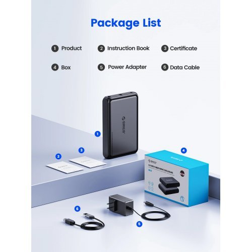 Кутия за диск Orico DDL35-C3-EU-BK-BP (снимка 12)