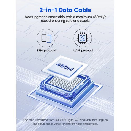 Кутия за диск Orico DDL35-U3-EU-BK-BP-HW (снимка 8)