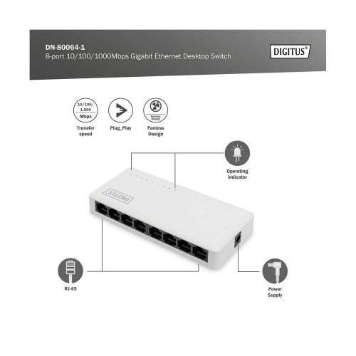 Суич Digitus DN-80064-1 (снимка 3)